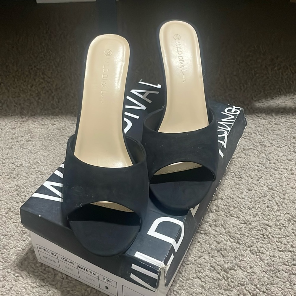Black heels